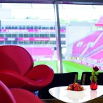 レバークーゼンのスタジアム内には一般客も宿泊できるホテルがあった！